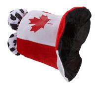 JEWEDECO Chapeau de Supporter Coupe du Monde Drapeau du Canada, Confort Respirant en Peluche, Design Haut et Ajustement Sécurisé pour Fêtes et Célébrations de Football
