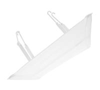 JEWEDECO Déflecteur de Bouche Climatisation Plafond Carré en Plastique Blanc pour Camping, Bureaux et Bâtiments Commerciaux, Améliore L'efficacité du Climatiseur et Évite le Soufflage