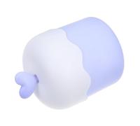 JEWEDECO Distributeur de Mousse Nettoyante Visage Bleu en Pp Design Pratique, Outil Polyvalent pour Lavage du Visage et Gel Portable