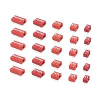 JEWEDECO Interrupteurs Dip à Glissière Pratique pour Codage Électronique Lot de 35 2,54mm en Plastique et Contrôle de Courant Industriel