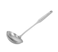 JEWEDECO Louche à Sauce en Acier Inoxydable Manche Long de 34cm, Cuillère Profonde Robuste et Ergonomique Cuisine à Domicile et Buffet