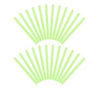 JEWEDECO Ruban Adhésif Peva Antidérapant Lumineux 24 Pièces, Bande Réfléchissante Étanche et Flexible pour Douches et Terrasses en Extérieur
