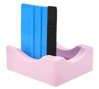 JEWEDECO Support de Tasse en Silicone Antidérapant Compact et Facile à Ranger Couleur Aléatoire avec Raclette, Porte-gobelet Réutilisable pour Décoration Sublimation