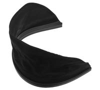 JEWEDECO Tour Anti-feu de Tissu PU Noir Protection Cou en et de Soudage Anti-éclaboussures Couverture Avant et Latérale Casque pour