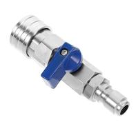 JEWEDECO Vanne à Bille Inox pour Nettoyeur Haute Pression Robinet Sphérique pour Tuyau Lave-auto Arrosage Nettoyage Professionnel
