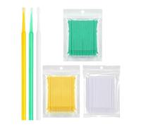 JEXOWIQ 90 Pièces Micro Pinceaux Applicateurs, Retouche Peinture Automobile, outil de réparation de peinture automobile,Réparation Rayures et Éclats, Détail Voiture, 1.5mm, 2.0mm, 2.5mm