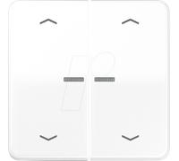 JG BTCD17102PWW - Bouton Bluetooth, double, blanc alpin, flèches
