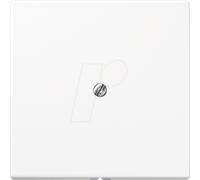 JG LS990 A - Sortie de câble, antitraction, fixation par vis, blanc alpin