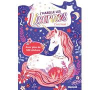 J'habille les Licornes - C'est Noël ! - Avec plus de 500 stickers - Collectif - Hemma - broché - Document jeunesse