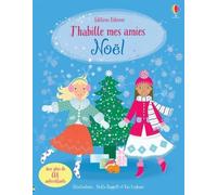 J'habille mes amies - Noël - Dès 5 ans Autocollants Usborne - Catriona Clarke - Usborne - broché - Document jeunesse dès 3 ans