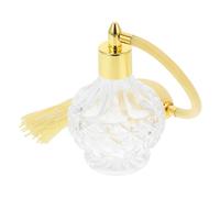 JHKNNK Bouteille de Parfum Pulvérisateur Vintage Rechargeable 80ml en Verre Design Élégant et Délicat Couleur Aléatoire pour Salle de Bain ou Bibliothèque