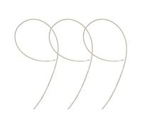 JHKNNK Filament LED Bleu Flexible 3v 300mm en Plastique pour Décoration Intérieure, Éclairage Stable, Pack de 3 Pièces pour Projets Créatifs