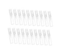 JHKNNK Flacon de Parfum Rechargeable 20 Pièces 2Ml Mini Blanc Vaporisateur pour Cosmétique et Huile Essentielle Format Voyage Pratique