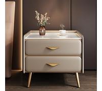 JHPfdhDTR Table de Chevet, Tables de Nuit, Commode à tiroirs for Chambre Coucher, Mini(Light Brown,40x40x52cm)