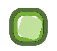 Jhu344 Set de table en silicone antidérapant et isolé pour décoration de table à la maison, tapis d'isolation thermique, porte-cuillère (vert, taille unique)