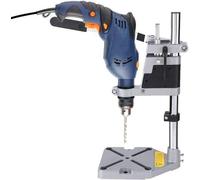 JHubers Goods - Support de perceuse réglable avec pince de table, compatible avec les mandrins de 43 mm ou 38 mm, idéal pour les bricoleurs ou les professionnels, profondeur de perçage maximale de 60