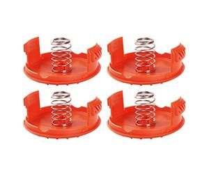 JIACUO Trimmer Couvercles de Couvercle de Bobine de Rechange et Ressort pour Black-Decker