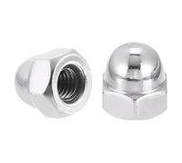 JIADEXIN Ecrou Borgne Hexagonaux - Hexagonal Écrous Borgnes en Acier Inoxydable A2 Cache ecrou pour Vis Boulons Filetés & Tiges Filetées Cache-écrous M5 (5mm) 10 Pièces
