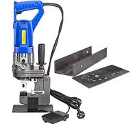 JIADUOFU 1300w Perceuse Hydraulique électrique, Machine à Poinçonnage Hydraulique Portable, Machine à Percevoir électrique Punch à Trou Métal, avec 5 Matrices,channelsteel