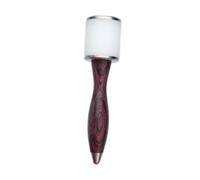 Jiangbered Marteau de Sculpture Maillet pour Travaux de Cuir Accessoire D'Estampage Outil de Frappe Manche Lisse Polyvalent Convient Aux Loisirs Manuels Atelier, Violet