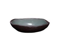 jianguohairsss Plateau d'égouttement en céramique rétro de Style Chinois avec Soucoupe d'arrangement de Fleurs de Bureau craquelée de Glace Flower Pot Drip Trays
