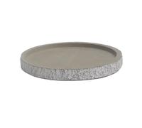 jianguohairsss Soucoupes de Plantes en Pierre d'imitation d'intérieur et d'extérieur, Plateau d'égouttement de Pot de Fleur en béton for Le Jardinage Domestique Flower Pot Drip Trays(Beige,Small)