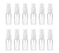 JiangZShangM 12PCS Flacon Vaporisateur Vide, Flacon Spray Vide Portable 20ML, Bouteille Spray Vide Transparent, Mini Spray Bottle Réutilisable Pour Parfum, Désinfectant Et Liquides Divers