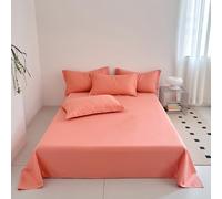 JIANINGHOME Drap Plat 120x230cm Rouge