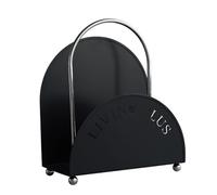 jianjunchaling Brochure Display Stand Présentoir à journaux de bureau, support de rangement simple et créatif for brochures et livres, décoration d'intérieur(Black)