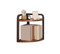 jianjunchaling Étagère d'angle en Panneau Artificiel à 2 Niveaux, Organisateur d'assiettes, égouttoir à Vaisselle, épices de Cuisine for comptoir et Armoire pour Bureau Maison et École