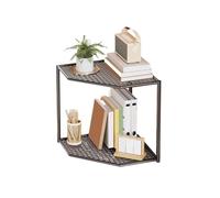 jianjunchaling Étagère de Rangement autoportante en métal for Salle de Bain, Support de Rangement d'angle de Bureau, Triangle carré en Fer, Articles Divers pour Bureau Maison et École