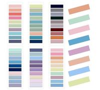 JIANTA 1200 Pièces Marque Page Adhesif, Postite Transparent Livre | Index Tabs, Notes Autocollantes Colorées, Marqueurs Adhésifs Sticky Tabs pour la Maison/École/Bureau