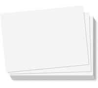 JIANTA Lot de 100 Carte Vierge A6, Cartes Postales Flash Cards 300g/m² pour Bricolage Message Graffiti - 10.5 x 14.8 cm - Carton Naturel Feuilles de Carton Imprimables