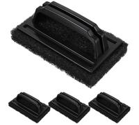 Jiavlyx 4 Pièces Brosses Éponge De Piscine, Plastique Piscine Brosse, Éponge Ligne d'eau, pour Le Nettoyage, des Spas, des Baignoires et des Murs