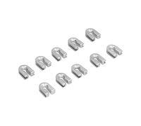 Jiawu 10pc Trimmer Head Eyelet Sleeve, Aluminium pour T35 T25 | Remplacement des manchons à œillets, en aluminium durable, pour T35 T25 T35X T45X