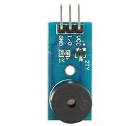 Jiawu 15 Pièces Module de Sonnerie Passive 3,3 V-5 V Déclencheur de Bas Niveau Lecteur d'onde Carrée Accessoires électroniques d'alarme Sonore avec Performances Stables et Trous de Boulons Fixes