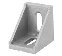 Jiawu 20 Pièces Support d'Angle en Aluminium 2 Trous Type L à Angle Droit, Support de Profil en Aluminium 3030 Résistant à la Corrosion, d'Angle Léger à Angle Droit pour l'assemblage et