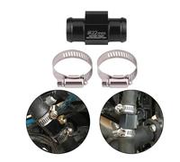 Jiawu Adaptateur de Température d'eau de Moto, Adaptateur de Capteur de Température en Alliage d'aluminium 18 Mm 22 Mm, de Jauge de avec Pinces Réglables pour l'installation du Système de (22MM)