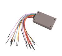 Jiawu Analyseur Logique 16 Canaux, Taux d'échantillonnage de 100 M, Périphérique USB Portable - Entrée 50-50 V avec Câble, Ensemble d'Analyseur Logique pour l'analyse du Signal avec Fenêtre