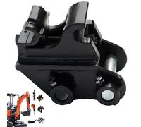 Jiawu Attelage Rapide pour Accessoires pour Mini-pelles, Attache Rapide pour Machines D'excavatrice, Convient à la Plupart des Excavatrices jusqu'à 3 Tonnes, Accessoires pour Mini-pelles