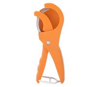 Jiawu Banana Cutter pour Tranches Uniformes, Couteau à Fruits en Acier | Hachoir à bananes multifonctionnel avec poignée ergonomique, outil de cuisine Compact pour salades, pique-niques