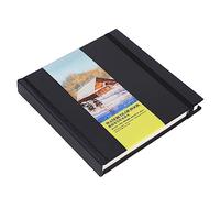 Jiawu Bloc de Papier Aquarelle sans Acide, Livre d'Aquarelle à Couverture Rigide 8 X 10 Double Face pour Supports Mixtes Humides et Secs, Carnet de Croquis d'Aquarelle 'artiste Professionnel avec