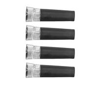 Jiawu Bouchon de Vin Sous Vide, 4 Pièces, Silicone de qualité Alimentaire, | Bouchon de conservation de bouteille, plastique réutilisable, s\'adapte au bouchon à vis en liège, huile de bière