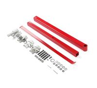 Jiawu Bras de Support de Palan électrique, capacité de Charge de 600 Kg, Support de Poteau de Levage pour Montage sur échafaudage, Bras Télescopique jusqu'à 110 Cm, Réglable à 180 °, Robuste pour