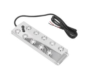 Jiawu Brumisateur Ultrasonique à 10 Têtes, DC45-48V, Câble de 1.5m, Brumisateur de Fontaine d'étang, étanche IP67, en Acier Inoxydable de qualité Alimentaire