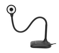 Jiawu Caméra de Documents USB, 2K 5 MP avec Mise au Point Automatique, Visualiseur de Webcam USB inversé avec Lumière LED pour Le Travail à Distance, l'enseignement, Le Tutorat en Ligne, la