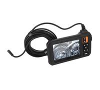Jiawu Caméra Endoscopique, Caméra d'inspection d'égout HD 1080P étanche IP67, Endoscope Industriel avec écran LCD Couleur de 4,3 Pouces, 8 Lumières LED Réglables, Mince de 8 Mm pour l'entretien