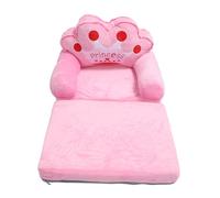 Jiawu Chaise pour Tout-Petits, canapé Pliable pour bébé au Design Diadème Adorable, canapé pour Enfants avec -lit Pliable pour la Maison, l'école Maternelle, la Sieste en Plein Air, la Lecture et