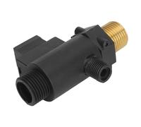 Jiawu Commutateur de Capteur de Débit d'eau, Commutateur de Pression d'eau en Alliage de Zinc avec Ouverture de Décompression pour Accessoires de Four Mural Intelligents