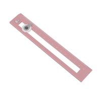 Jiawu Compas Règle 2-en-1, Compas de Dessin Réglable avec Règle Droite | Règle coulissante de précision pour étudiants en géométrie, échelle transparente de 15 cm, conception en plastique portable